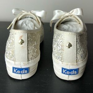 KATE SPADE x KEDS Triple Glitter Platform Sneaker